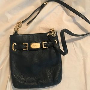 Michael Kors Navy/Gold Crossbody